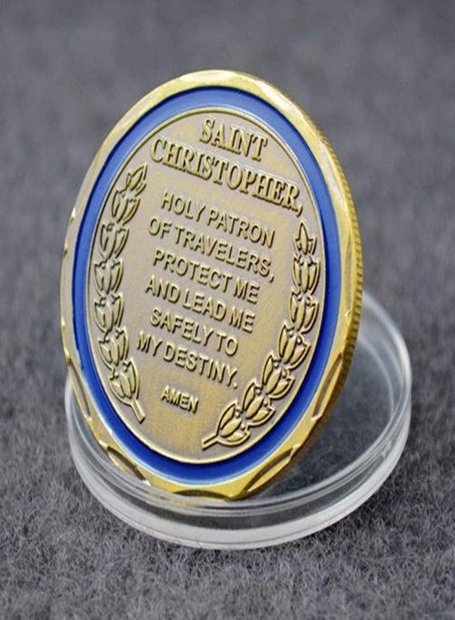Glamtune St Christopher Protect Us Challenge Coin Collector's Medallion - Image 5